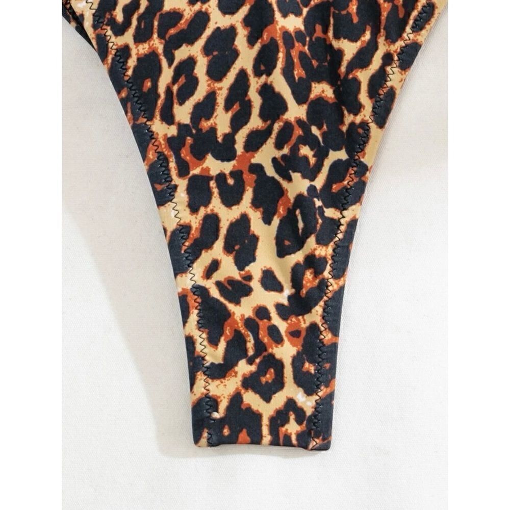 Leopard Print Bikini Set - Picture 7 of 9